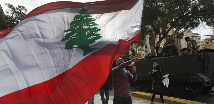 Manifestaciones en el Líbano