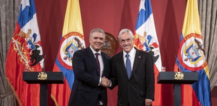 Iván Duque y Sebastián Piñera.